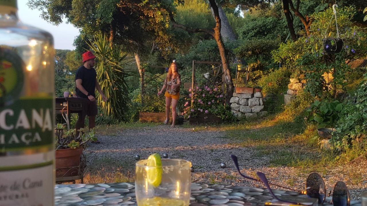 Magnifique "Gite De La Garoupe" Au Cap D'Antibes A 300M Des Plages Exterior foto
